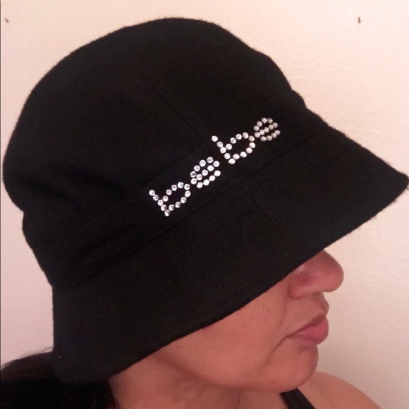 Bebe Logo Rhinestone hat - Picture 5 of 7